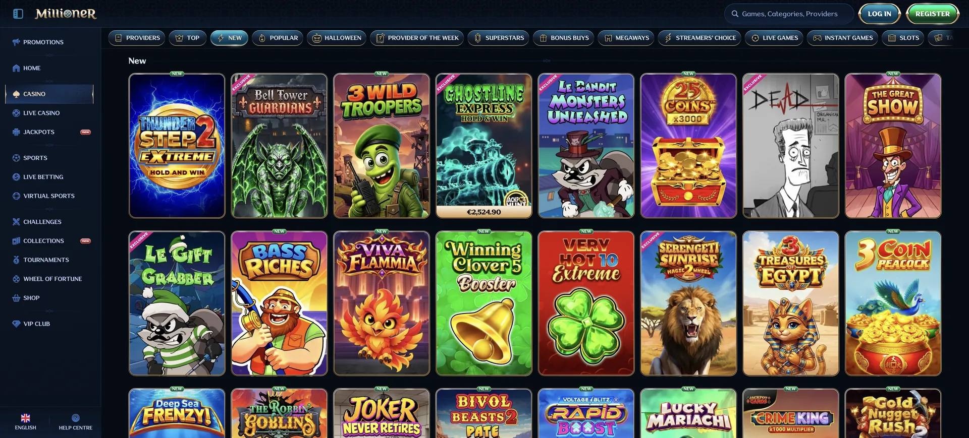 Millioner Casino Application: New
