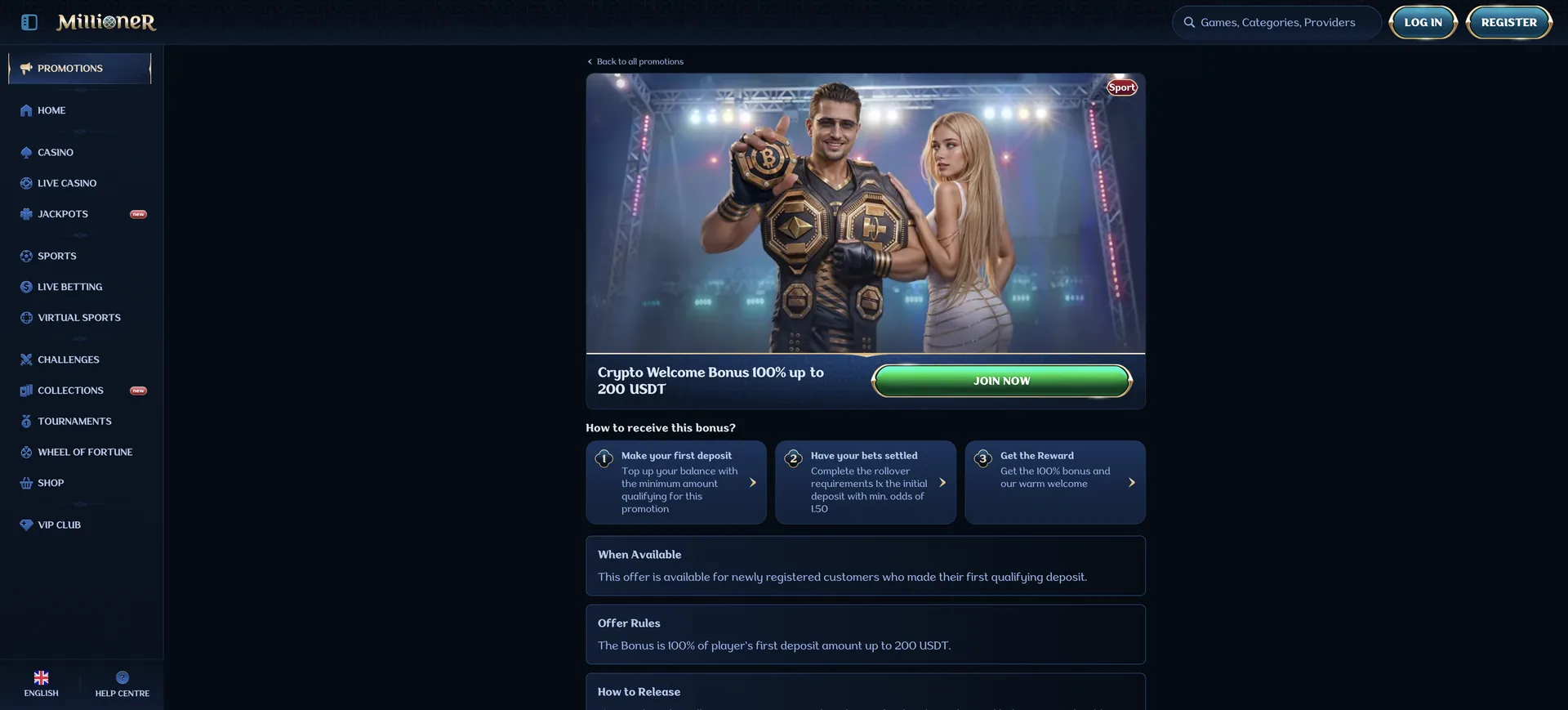Millioner Casino Application: Fdb Crypto
