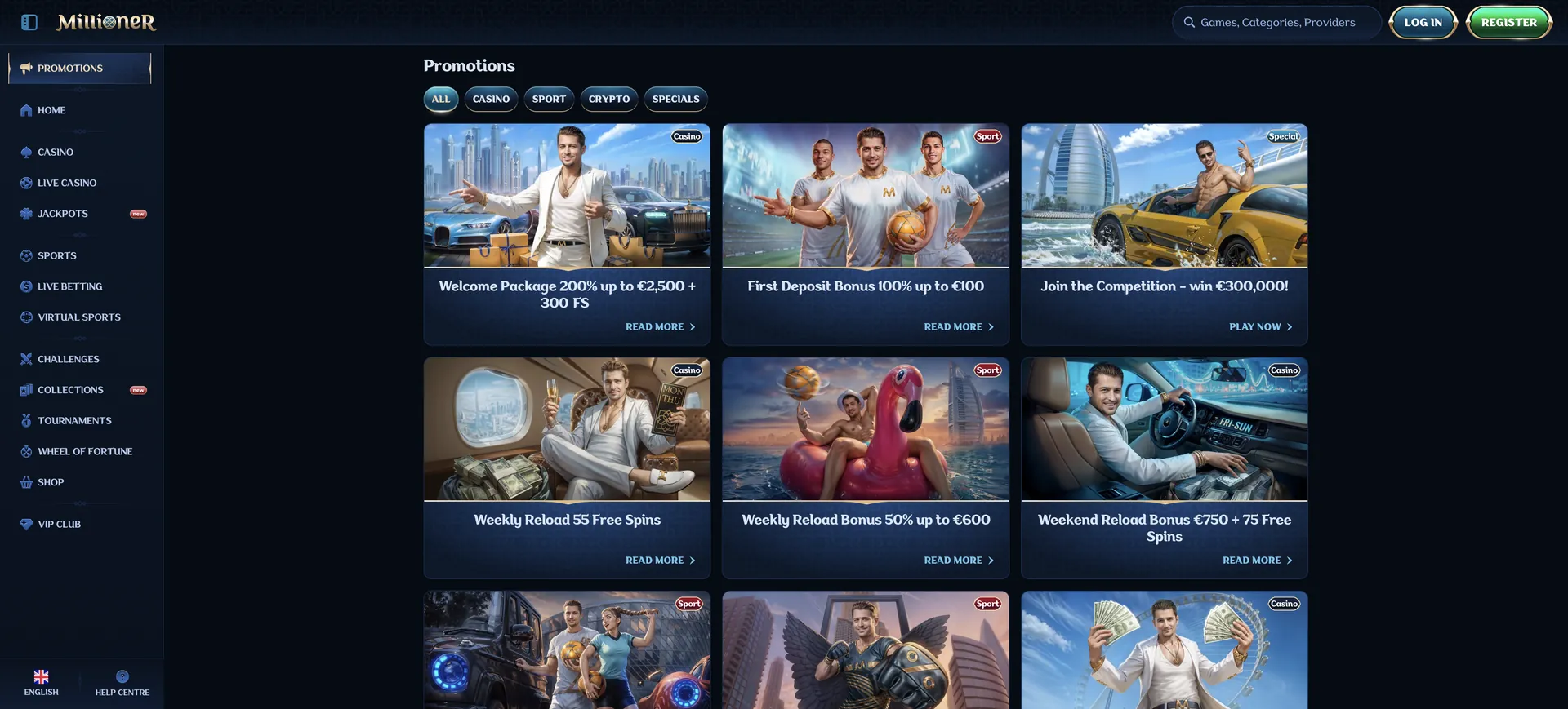 Millioner Casino Avis: Promotions